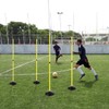 ASENVER 6FT Soccer Agility Poles with Rubber Base Detachable Speed