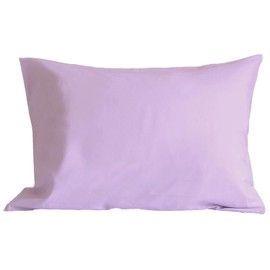 MORE Pillow Case Pillow Case, Made in Japan, 100% Cotton, Matching Type, High Density 200 Pieces, Hotel Quality, Antibacterial and Odor Resistant (Lavender, S 13.8 x 19.7 inches (35 x 50 cm)