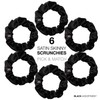 Basic Sense Skinny Satin Hair Scrunchies for Fine Hair, Snag-Free,
