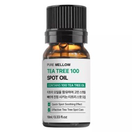 Sangpum Sangse Seolmyeong Chamjo 퓨어멜로우 티트리 100 스팟 오일 Puremellow Tea Tree 100 Spot Oil [10ml × 1 piece]