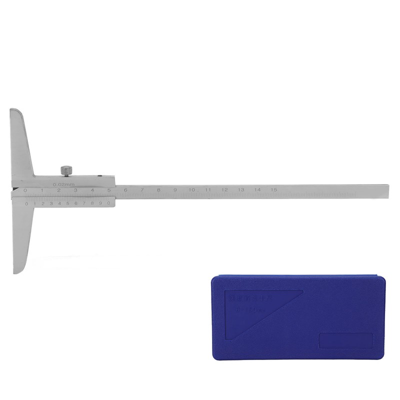 0‑150mm Depth Vernier Caliper 0.02mm Accuracy Gauge Instrument Ruler Depth