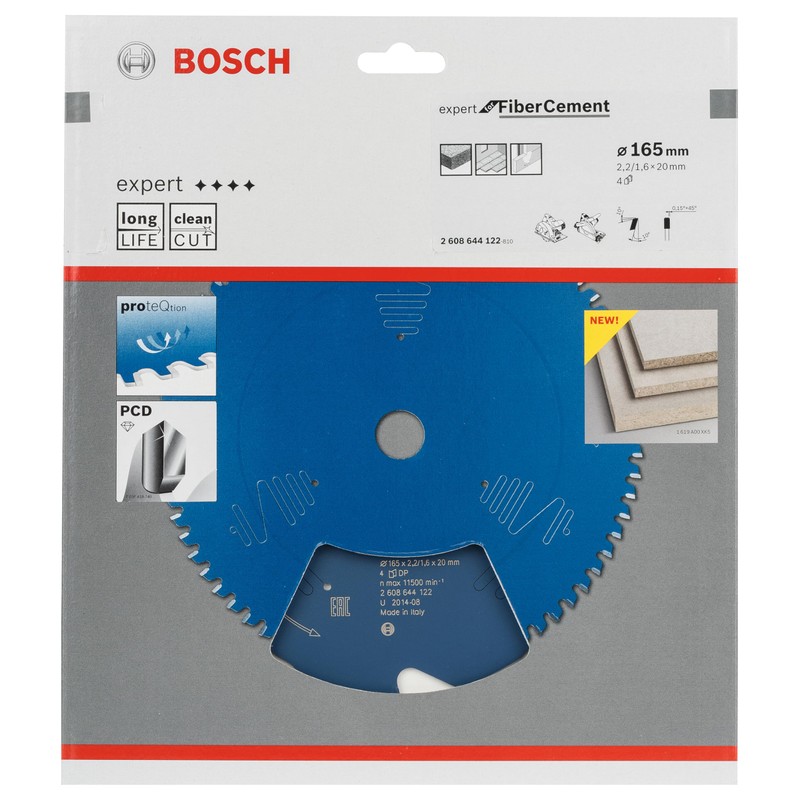 Bosch 2608644122 EXFCH 4 Tooth Top Precision Circular Saw Blade,