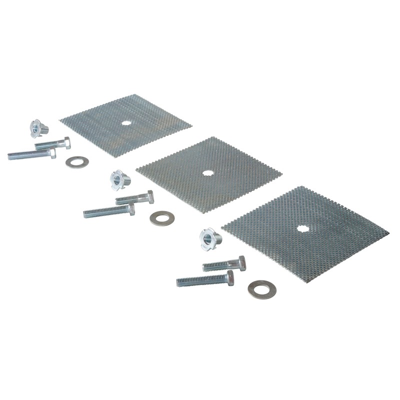 Vestil SB-48-GDK 3-Hole Speed Bump Glue-Down Hardware Kit for Speed