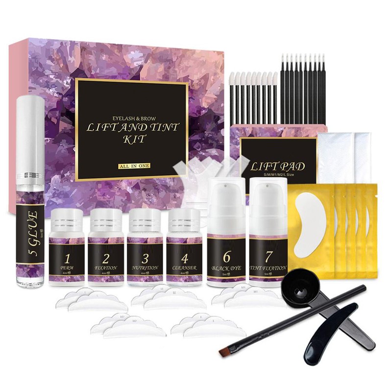 Eyelash and Brow Lift and Tint Kit Eyelash Lamination Starter