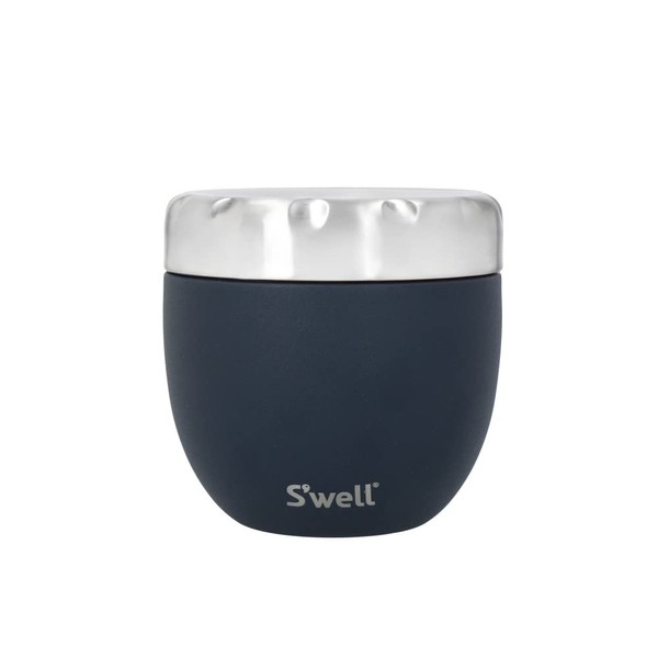S'well Eats™ 2-in-1 Food Bowl with Screw-Top Lid, 636ml, Azurite, Triple-Insulated and Leak-Proof Food Flask for On-The-Go Eating up to 11h Cold/7h Hot