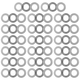QUARKZMAN AXK2035 Axial Needle Roller Bearing with Washers 20 mm Bore 35 mm OD 2 mm Thickness Pack of 20