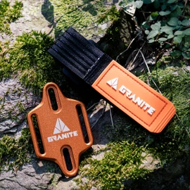 Granite Portaledge Bicycle Bottle Holder Strap for Tools and Tubes (Orange)