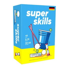 The World Game Super Skills - The Funny Board Game for Children, Teenagers & Adults - Party Games with Various Challenges Boys & Girls - Board Game in German