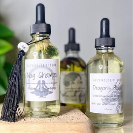 Crystal Infused Zenith Vitality Drops for Skin & Spirit, Handcrafted, Dry Skin Body Oil, 4 Ounces:_Fragrance_Persephone (Bergamot Lavender Orchid Berries)