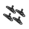 INFINAUTO 4pcs 10mm Auto Ball Studs Mounting Brackets for Gas
