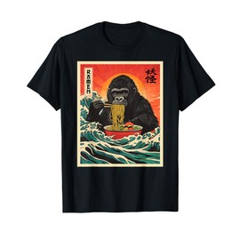 Bigfoot Funny Japanese Ramen Anime T-Shirt