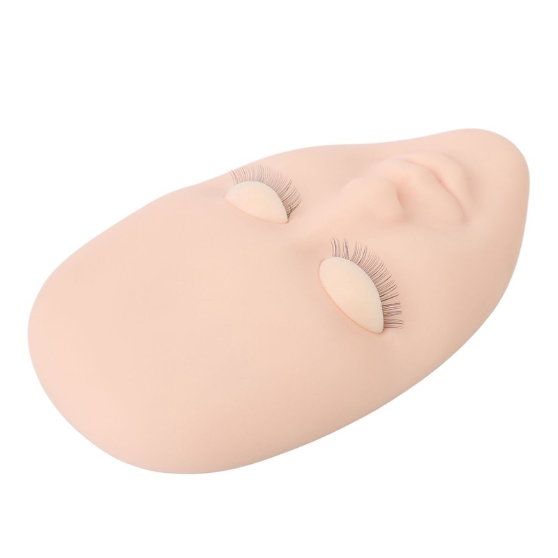 Lash Mannequin Head Eyelash Extension Practice Doll Head with 3