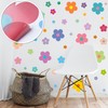 63pcs Flower Wall Stickers for Bedroom, Nursery, Kids Room -