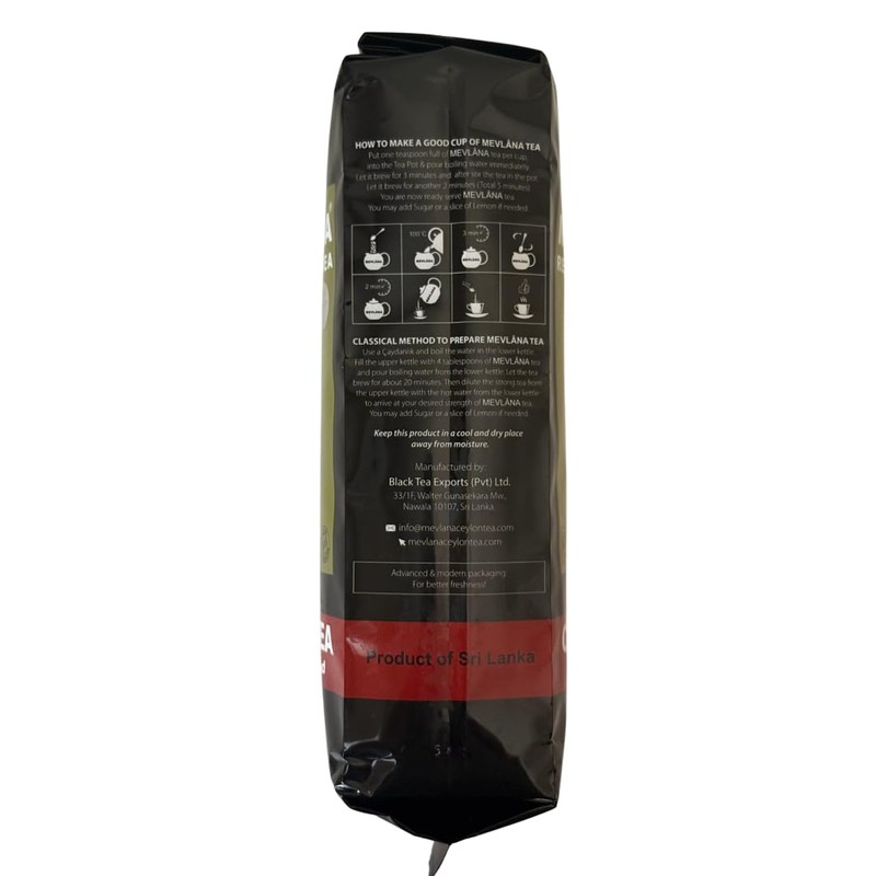 Mevlana - Pure Ceylon Loose Leaf Tea | Premium Black