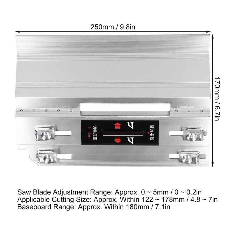 45 Degree Chamfer Frame, Tile Chamfering Tool Metal Corner Cutting