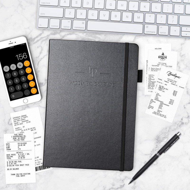 Legend Income & Expense Tracker – Bookkeeping Record Book– Accounting