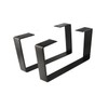 Osring 6 Inch Coffee Table Legs U-Shaped, 2pcs Solid Steel