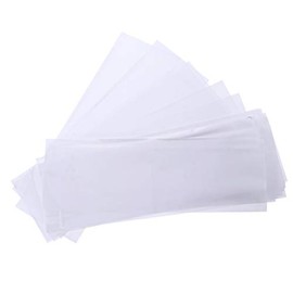 Lurrose 200 tiras de plástico para teñir el cabello para colorear el cabello, para resaltar el cabello, para peluquería, peluquería, estilistas de pelo
