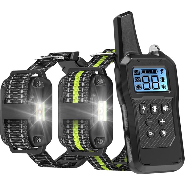 FunniPets Dog Shock Collar 2 Pack - Dog Training Collar