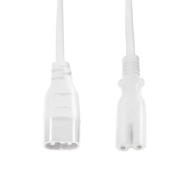 LogiLink CP132 Stromkabel Verlängerung, 2m weiß