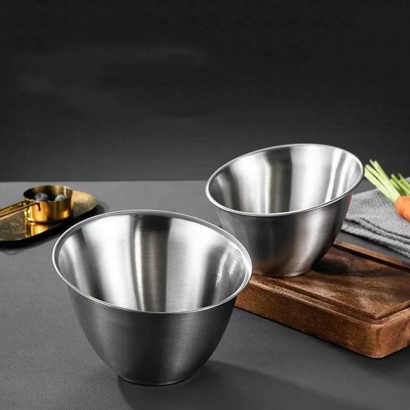 Ciieeo 1Pc Versatile Stainless Steel Sauce Storage Bowl for Restaurants