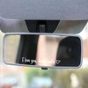 3pcs I Love You Drive Safe Decal, Car Rearview Mirror