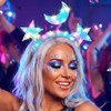 BARTOSI Light Up Moon Star Headbands LED Glow Headband Holiday