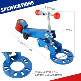 NYXOVA Fender Roller Wheel Arch Flaring Former Extending Reforming Tool, Heavy Duty Wheel Arch Roller Flaring Former for Automobile