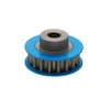Square aluminum center pulley 19T (general-purpose) Blue SGE – 319