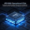 SinLoon HA400 4-Channel Stereo Headphone Amplifier, Metal Mini Audio Splitter