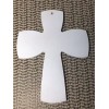 Unbranded Wooden Cross White Primer Paint Laser Cut * 5-1/4"