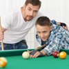 DLPRK 2 Snooker-Handschuhe, verstellbare Nylonhandschuhe, Dreifingerhandschuhe, atmungsaktiv, grau (Linke Hand)