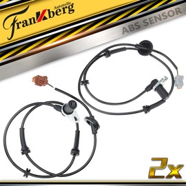 Frankberg 2x ABS Wheel Speed Sensor Front Compatible with X-Trail T30 I4 2.0L SUV 2001-2003 X-Trail T30 I4 2.2L SUV 2001-2003 X-Trail T30 I4 2.5L SUV 2002-2003 Replace# 06-S389