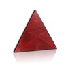DEMYPROX Rear Red Triangle Warning Reflector with Bolt for Truck