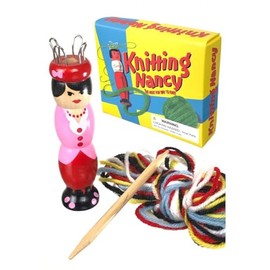 French Knitting Nancy - Yarn Knit Knitter Spool Tool Retro Wooden Doll