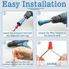 Wire Nut Twister, Wire Twister Tool for Drill, 1/4" Chuck