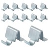 Moicstiy 12Pcs Cabinet Shelf Clips, Shelving Brackets Clips, Shelf Support