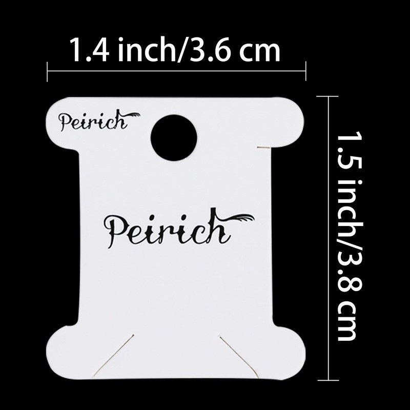 Peirich 96 Black White Skeins Stranded Cross Stitch Floss Friendship