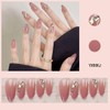 YXRXKJ Nail Tips, Medium, 24 Pieces, Nail Tips, Short, Popular,
