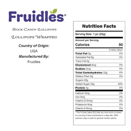 Christmas Rock Candy Lollipops, Pops Candy Suckers, Color and Flavor Assortment, Individually Wrapped (24-Pack)