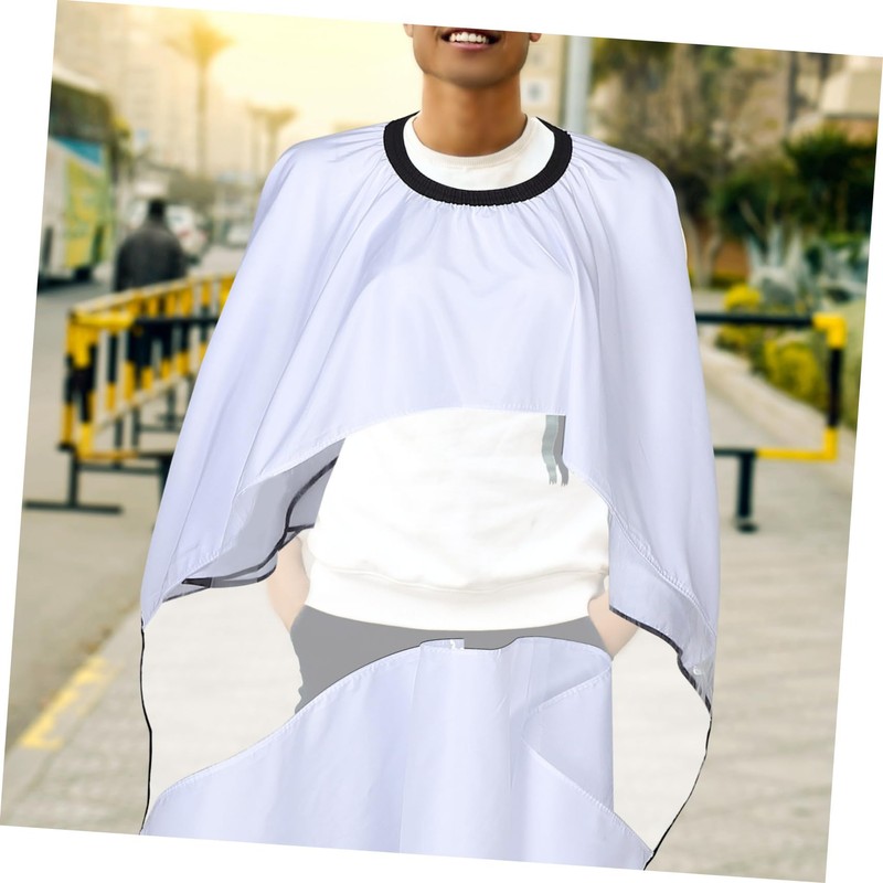 TOVINANNA Large Transparent Static Salon Cape for Adults Durable Hair