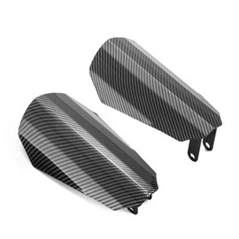 Mofun Coffin Cut Handguards Hand Guards Compatible with Harley Touring 2007-2025 Fit Softail 2018-2025 with Switch Housings and Cable Clutch 1 Pair, Black
