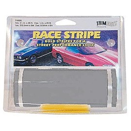 TRIMBRITE T1312 Race Stripe Silver 6"" X20'
