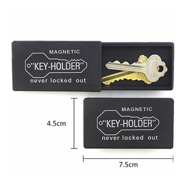 2pcs Magnetic Key Box Hide-A-Key Storage w/Strong Magnet Home Cars Office