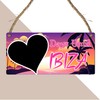 Days Until Ibiza Holiday Countdown Chalkboard Plaque – Vibrant Sunset