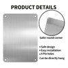 Estiyond Danger Cliff Edge Sign Metal Aluminum Tin Sign Uv