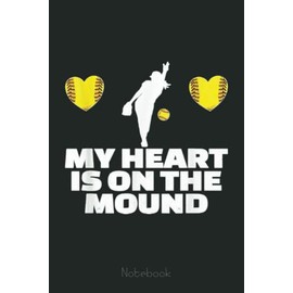 Fastpitch Mom Grandma Funny Softball Pitcher Notebook: Appreciation Notebook/Journal Homebook For your Grandma | 6"x9", 110 pages | Lined | Father's Day Gift Idea