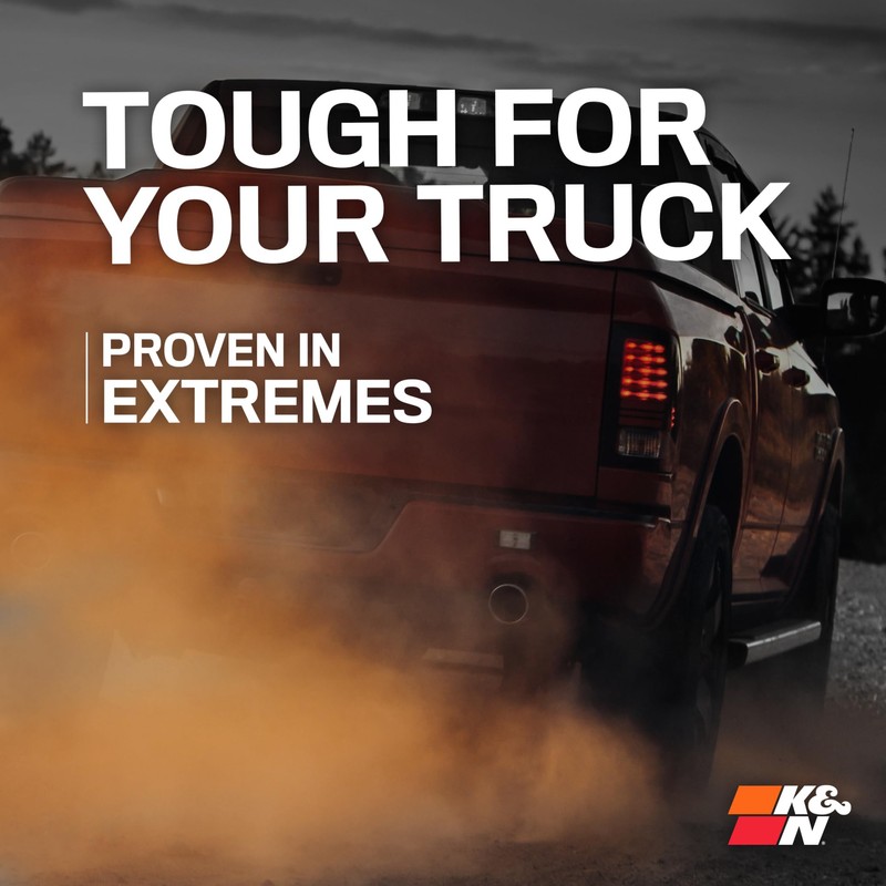 K&N High-Flow Original Lifetime Engine Air Filter: Increase Power: Premium,