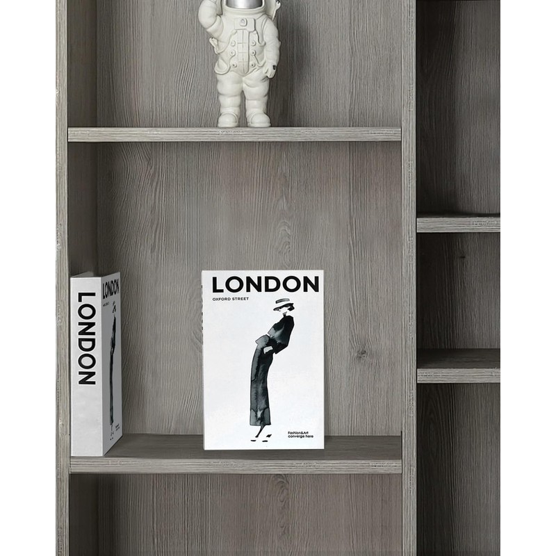 Gwezmxs Decorative Book Box Storage, Fake Books, Dummy Book Storage