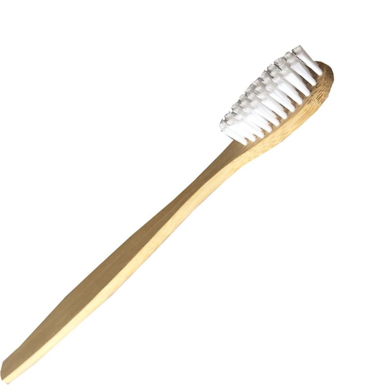 Ipetboom 4pcs Bamboo Toothbrushes for Adults Ergonomic Handle Bristle Design